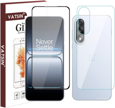 Vatsin Front and Back Tempered Glass for OnePlus Nord 5(Pack of 2)