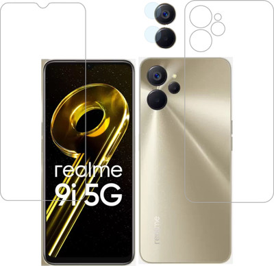 Vatsin Front and Back Tempered Glass for Realme 9i 5G(Pack of 3)