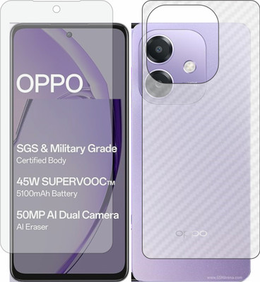 MOBART Front and Back Tempered Glass for Oppo A3 4G CPH3669(Pack of 2)