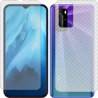 MOBART Front and Back Tempered Glass for I KALL K300 NEW(Pack of 2)