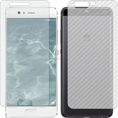 Fasheen Front and Back Tempered Glass for HUAWEI P10 PLUS (Front Matte Finish & Back 3d Carbon Fiber)(Pack of 2)