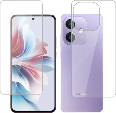 Vatsin Front and Back Tempered Glass for Oppo A3x 5G(Pack of 2)