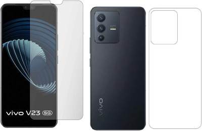 4 YARDS Front and Back Tempered Glass for Vivo V23 5G (Matte Finish)(Pack of 1)