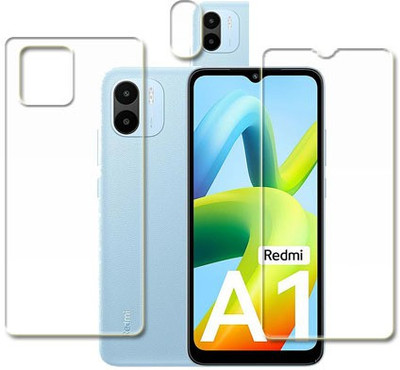 MUTAALI Front and Back Tempered Glass for Mi A1(Pack of 1)