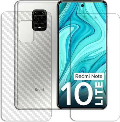 SOMTONE Front and Back Tempered Glass for REDMI NOTE 10 LITE FRONTBACK SCREEN GUARD(Pack of 1)