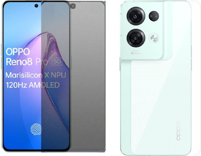 4 YARDS Front and Back Tempered Glass for Oppo Reno 8 Pro 5G (Matte Finish)(Pack of 1)