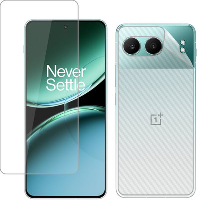 Vatsin Front and Back Tempered Glass for OnePlus Nord 4 5G, OnePlus Nord 4 5G [Back Carbon Fiber](Pack of 2)
