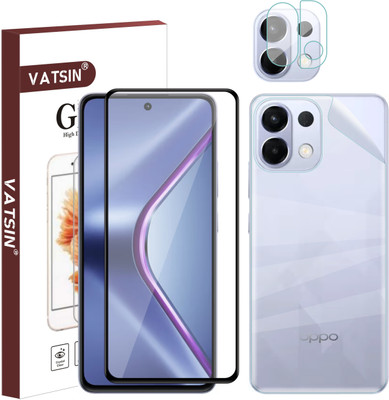 Vatsin Front and Back Tempered Glass for OPPO K13 5G, Oppo K13 5G [With Rear Camera Lens Guard](Pack of 3)