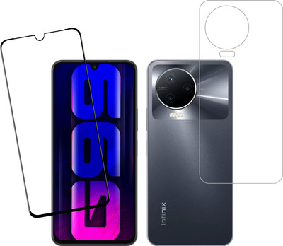 Ten To 11 Front and Back Tempered Glass for Infinix Note 12 Pro(Pack of 2)