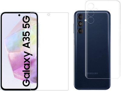 4 YARDS Front and Back Tempered Glass for Samsung Galaxy A35 5G(Pack of 1)