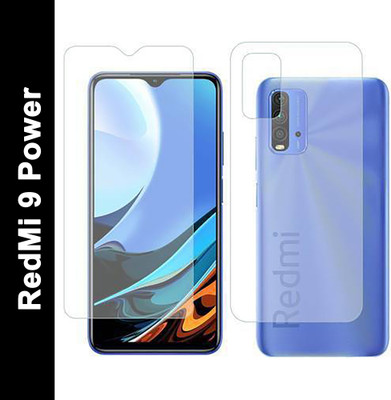 PR SMART Front and Back Tempered Glass for Redmi 9 Power(Pack of 2)