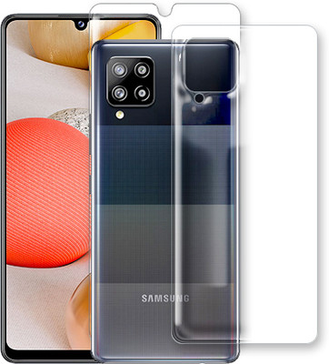 SOMTONE Front and Back Tempered Glass for Samsung Galaxy A42 5G(Pack of 1)