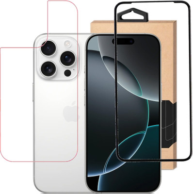 AARERED Front and Back Tempered Glass for IPHONE 16 PRO MAX, iphone 16 pro max(Pack of 1)