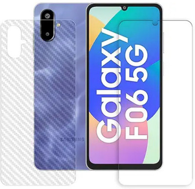 MUTAALI Front and Back Tempered Glass for Samsung Galaxy F06 5G(Pack of 1)