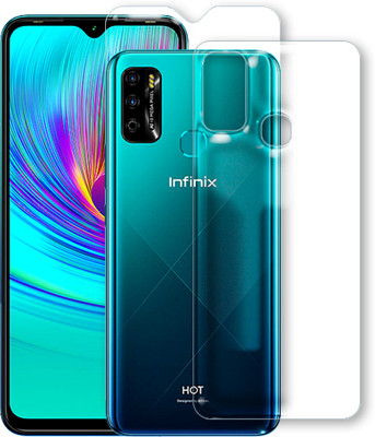 DOWRVIN Front and Back Tempered Glass for Infinix Hot 9 Play(Pack of 1)