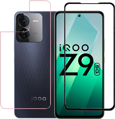 ECMERED Front and Back Tempered Glass for IQOO Z9 5G(Pack of 1)