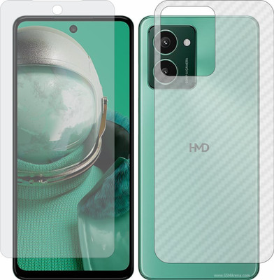 MOBART Front and Back Tempered Glass for Hmd Pulse Pro(Pack of 2)