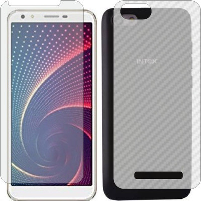 MOBART Front and Back Tempered Glass for INTEX INFIE 33(Pack of 2)