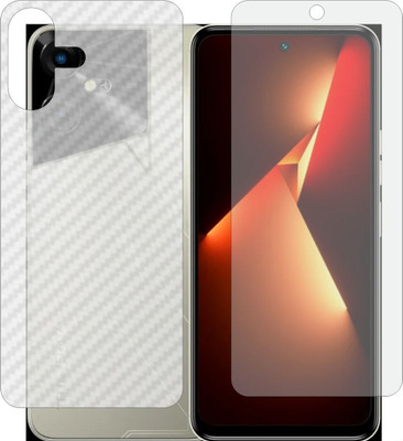 MOBART Front and Back Tempered Glass for Tecno Pova Neo 3 LH6n(Pack of 2)