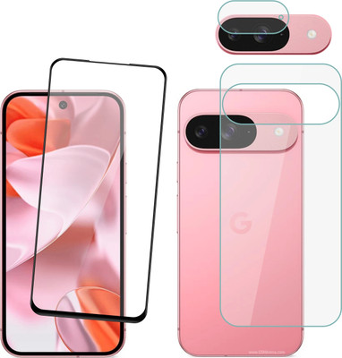 Ten To 11 Front and Back Tempered Glass for Google Pixel 9, Google Pixel 9 [With Rear Camera Lens Guard](Pack of 3)