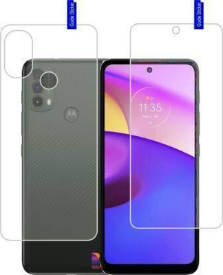 PR SMART Front and Back Tempered Glass for Motorola Moto E40(Pack of 2)