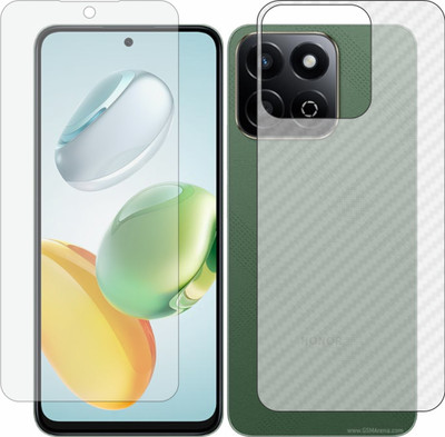 Mobling Front and Back Tempered Glass for Honor X7c(Pack of 2)