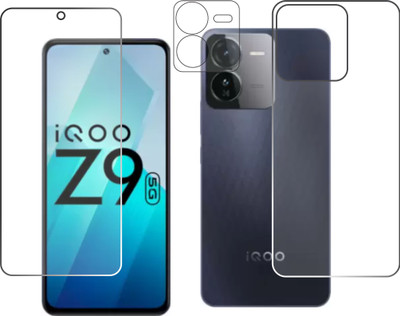chakoor Front and Back Screen Guard for IQOO Z9 5G(Pack of 3)