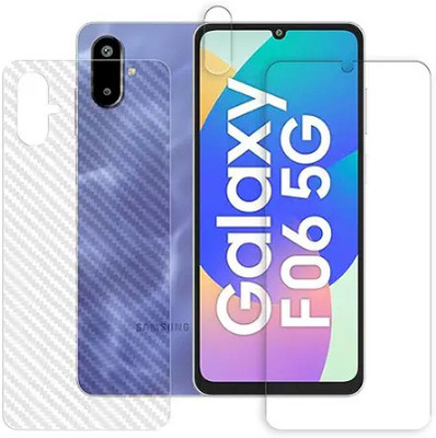 MUTAALI Front and Back Tempered Glass for Samsung Galaxy F06 5G(Pack of 1)
