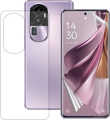 ECMERED Front and Back Tempered Glass for Oppo Reno10 Pro+ 5G, Oppo Reno10 Pro+, Oppo Reno10 Pro Plus(Pack of 1)