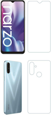 PR SMART Front and Back Tempered Glass for Realme Narzo 20A(Pack of 2)