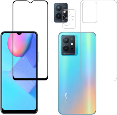 MUTAALI Front and Back Tempered Glass for Vivo T1 5G(Pack of 1)