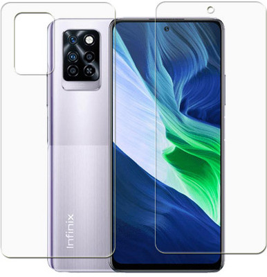 SOMTONE Front and Back Tempered Glass for INFINIX NOTE 10 PRO(Pack of 1)