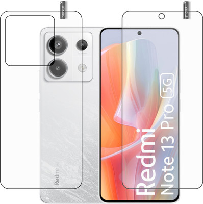 GARUDA GLASS Front and Back Tempered Glass for REDMI NOTE 13 PRO 5G(Pack of 2)