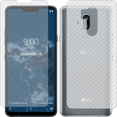 MOBART Front and Back Tempered Glass for LG G7 ONE(Pack of 2)