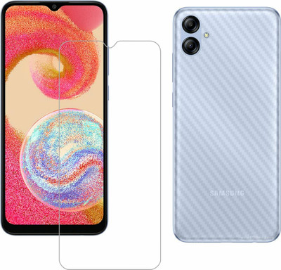 Vatsin Front and Back Tempered Glass for Samsung Galaxy M04(Pack of 2)