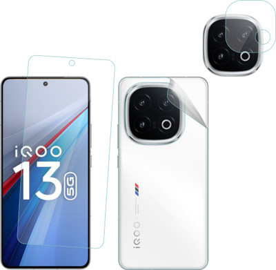 Ten To 11 Front and Back Tempered Glass for iQOO Neo 10, iQOO Neo 10 [With Rear Camera Lens Guard](Pack of 3)