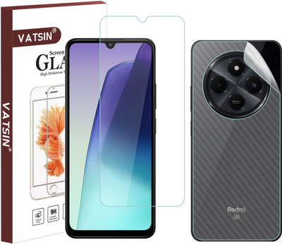 Vatsin Front and Back Tempered Glass for Redmi 14C(Pack of 2)