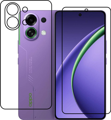 chakoor Front and Back Tempered Glass for OPPO K13 Turbo 5G(Pack of 3)