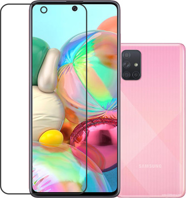 MUTAALI Front and Back Tempered Glass for SAMSUNG A71(Pack of 1)