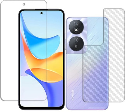 KHWABEEDA Front and Back Tempered Glass for HONOR PLAY 50 PLUS FRONT AND BACK TEMPERED GLASS(Pack of 2)