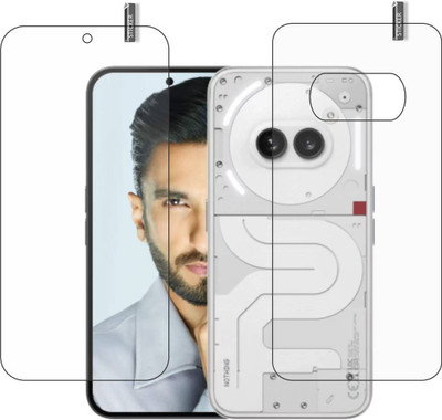 RADHYA Front and Back Tempered Glass for Nothng Phone 2a 5G Front Back & Camera(Pack of 1)