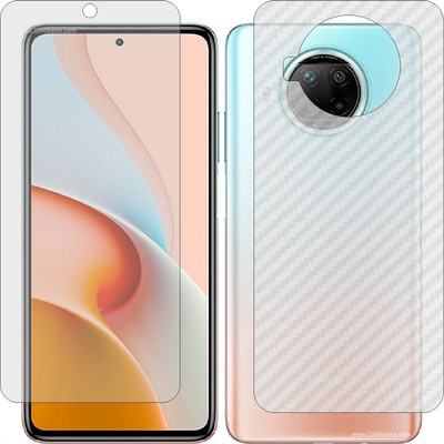 MOBART Front and Back Tempered Glass for XIAOMI MI NOTE 9 PRO 5G(Pack of 2)