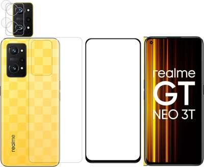 Vatsin Front and Back Tempered Glass for Realme GT Neo 2(Pack of 3)