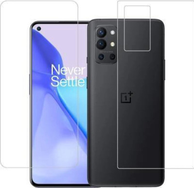 MUTAALI Front and Back Tempered Glass for ONEPLUS 9R front and back(Pack of 1)