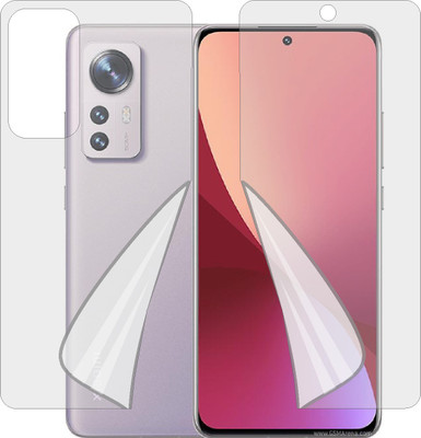 ZINGTEL Front and Back Tempered Glass for XIAOMI MI 12 (Edge To Edge TPU, Full Coverage)(Pack of 1)