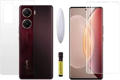 LIKEDESIGN Front and Back Tempered Glass for Vivo V29e 5G(Pack of 1)