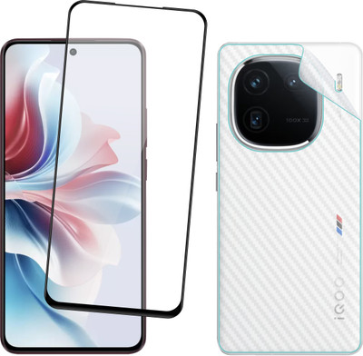 Ten To 11 Front and Back Tempered Glass for iQOO Neo 10R, iQOO Neo 10R [Back Carbon Fiber](Pack of 2)