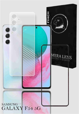 KANCHA Front and Back Tempered Glass for SAMSUNG GALAXY F54 5G(Pack of 2)