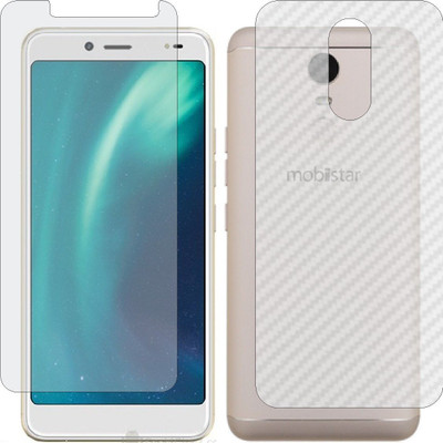 MOBART Front and Back Tempered Glass for MOBISTAR E SELFIE(Pack of 2)