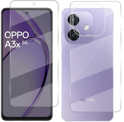 4 YARDS Front and Back Tempered Glass for REDMI A3X(Pack of 1)